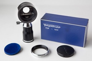 Voigtlander Prominent 127/34 Microscope Extension Tube w/ Adapter, Caps & Box