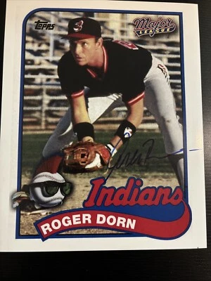 2014 Topps Archives Roger Dorn / Corbin Bernsen AUTO MAJOR LEAGUE Baseball 8x10 - Image 1 of 2