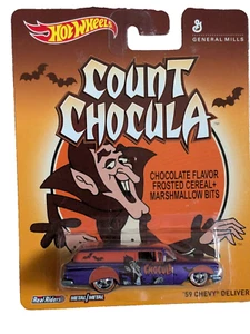 Hot Wheels 2013 Real Riders - Count Chocula '59 Chevy Delivery - Picture 1 of 5