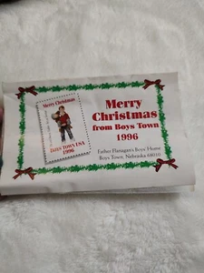 Frohe Weihnachten von Boys Town 1996 Briefmarken - Bild 1 von 4