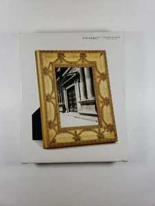 Marco de fotos InHabit Italia Rutstica - Guirnalda dorada de 5x7 pulgadas - Imagen 1 de 1