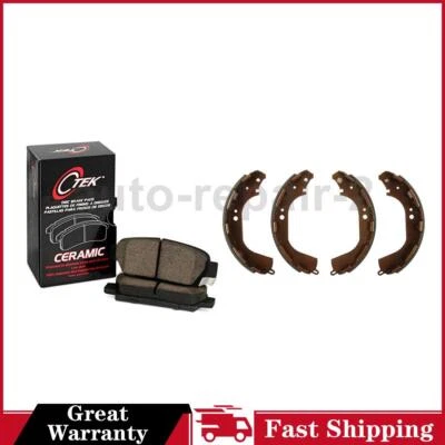 Juego de pastillas de freno de disco delanteras traseras Infiniti QX4 C-Tek 1997~2003 zapata de freno de tambor Foto 1 de 4