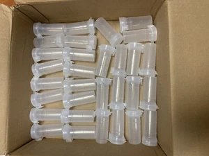 Snap Seal Tamper Proof Clear Plastic Vials -30mL/each -Case of 100 - Picture 1 of 6