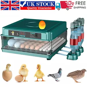 24/48x Eggs Fully Automatic Incubator Intelligent Chicken Duck Goose Egg Hatcher - Picture 1 of 18