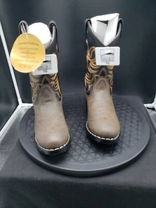 Smoky Mountain Boots Monterey Brown Child Size 10 Brand New In The Box - Picture 1 of 9