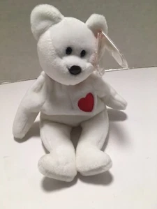 Ty Beanie Babies Valentino With Brown Nose And Many Errors RARE FREE SHIP! - Picture 1 of 10