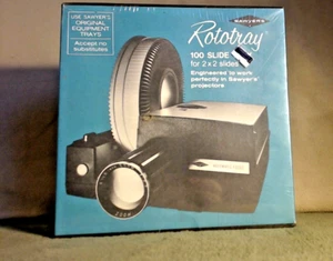Sawyers Slide Projector Rototray Holds 100 2"x2"  Slides   New in Package - Picture 1 of 3