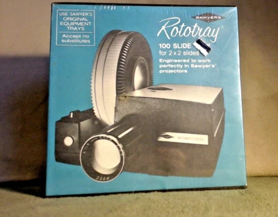 Sawyers Slide Projector Rototray Holds 100 2"x2"  Slides   New in Package - Image 1 of 3
