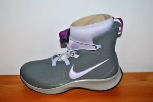 Nike Girls' Binzie Gray Waterproof Rain Boots - Size 5 Youth - Picture 1 of 6
