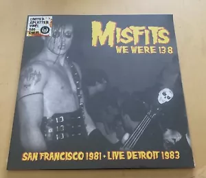 MISFITS 180 GRAM SPLATTERED VINYL LIMITED EDITION SEALED HARDCORE PUNK - Imagen 1 de 3