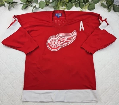 Camiseta Shanahan Roja De Colección Starter NHL Detroit Red Wings Talla XL Corea #14 Foto 1 de 4