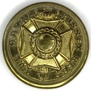 Royal Sussex Regiment Tunika Knopf 25,9 mm (J) - Bild 1 von 2