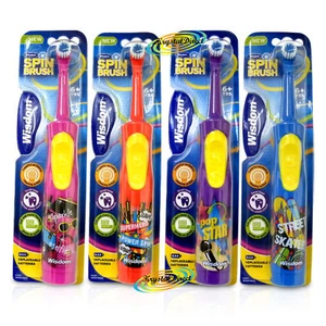 Wisdom Electric Kids Toothbrush Spin Brush Whitening BATTERY 6 years - Random - Picture 1 of 7