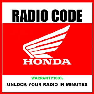 HONDA RADIO CODES UNLOCK ACCORD CITY CIVIC CR-V GSM STEREO PINCODE SERVICE - Picture 1 of 6