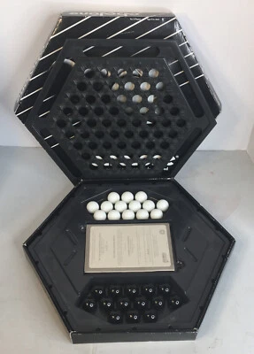 1990 Abalone Marble Strategy Hexagon Board Game by Galoob Complete - Image 1 of 4