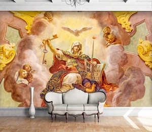 3D Angel Music Classroom 2 Wallpaper Mural Print Wall Indoor Wallpaper Murals UK - Picture 1 of 7