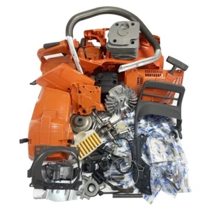 Piezas completas para Husqvarna 365 362 371 372 XP filtro de aire piñón cubierta cubierta - Imagen 1 de 1