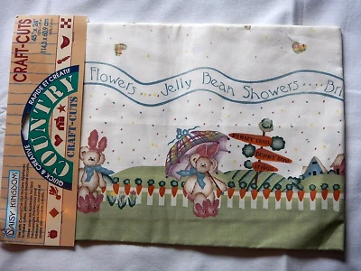 Daisy Kingdom Country Craft Cuts #20433 BUNNY BEAR BORDER 45" x 24" ©1996 - Image 1 of 2