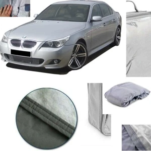 TELO COPRIAUTO TELATO FELPATO PER BMW SERIE 5 BERLINA E60 ANNO 2008 IMPERMEABILE - Foto 1 di 12