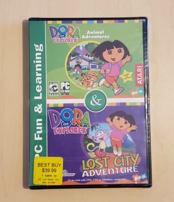 Atari Dora The Explorer Animal Adventure & Lost City Adventure - 2 Pack PC Game - Image 1 of 4