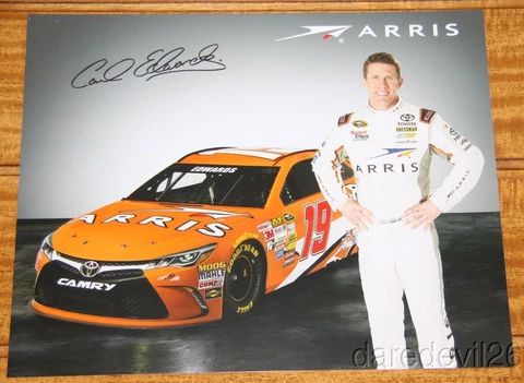 2015 Carl Edwards Arris Toyota Camry NASCAR Sprint Cup postcard Cover