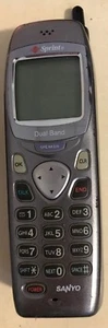 Sanyo SCP 4700 Silver (Sprint) Cellular Phone Vintage Fast Ship Very Good Used! - Picture 1 of 2