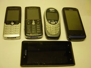 5 gebrauchte Handy onhne Zubehör - Bild 1 von 4