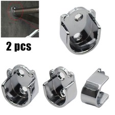 Supporti Tende Doccia 2pz Materiale In Lega Di Zinco Argento