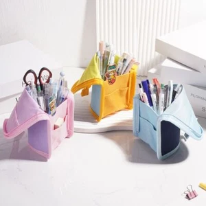 Folding Stationery Bag Creative Storage Bag Primary and Secondary School - Picture 1 of 17