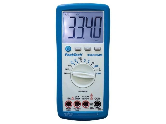 P 3340 Digitaler Multimeter LCD 3,75 Ziffern (4000),beleuchtet PEAKTECH - Bild 1 von 1