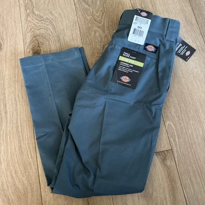 Pantalón de Trabajo Dickies Flex Sarga Calce Ajustado Pierna Cónica 29 X 30 L Verde Duradero NUEVO Foto 1 de 4