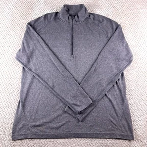 Lululemon Gray Metal Vent 1/4 Zip Pullover Workout Outdoors Performance Mens XXL - Picture 1 of 12