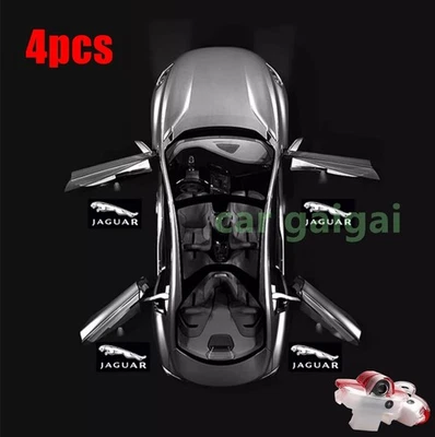 4pcs LED HD Door Welcome Courtesy Ghost Shadow Lights For Jaguar XJ 2010-2019 - Изображение 1 из 4