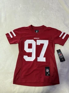 NWT Boys NFL San Francisco 49ers Red Size Small Nick Bosa #97 Football Jersey - Picture 1 of 8