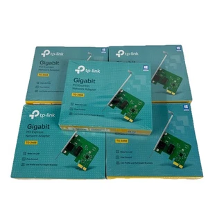 5 Pack TP-LINK TG-3468 1000mbps Gigabit Network Adapter - Afbeelding 1 van 7