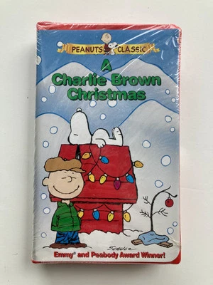 A Charlie Brown Christmas (VHS, 1965) New Sealed Animated 1991 Clamshell Release Foto 1 de 2