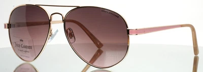 JUICY COUTURE 359124 Rose Gold Womens Aviator Gradient Sunglasses 60-17-135 B:51 - Image 1 of 4