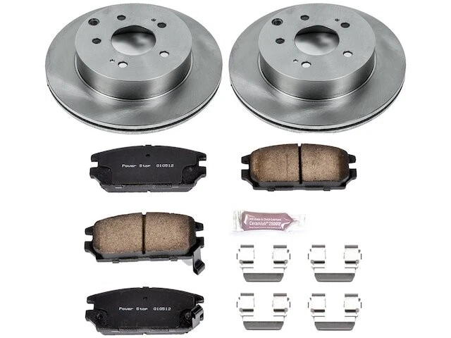 Kit Pastilla Freno Trasero y Rotor Para 06-12 Mitsubishi Eclipse Galant 3.8L V6 VS24Q8 Foto 1 de 1