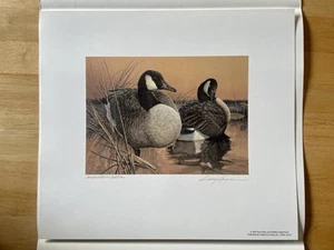 1992 Texas Waterfowl Stamp Print Conservation Edition Signed By Larry Hayden - Picture 1 of 3