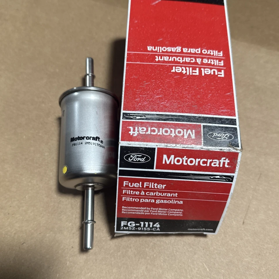 🔥NUEVO Filtro de combustible de motor original Ford Motorcraft FG1114 1 PIEZA Foto 1 de 4