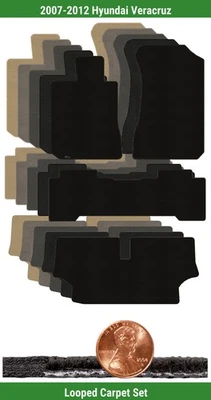 Заказной классический петля коврик комплект для ' 07-12 Hyundai Veracruz (4 штуки) #T0B - Изображение 1 из 4