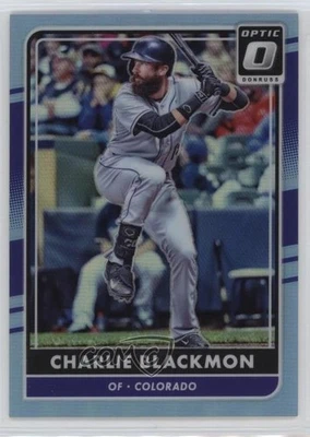 2016 Panini Donruss Optic Carolina Blue /50 Charlie Blackmon #134 - Image 1 of 2