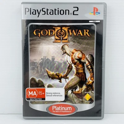 God of War 2 PlayStation 2 PS2 PAL Platinum Complete With Manual Tested/Working - image 1 of 4