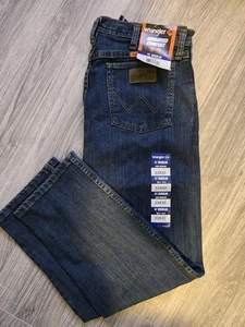 Wrangler FR Jeans Mens 33x30 Blue Advanced Comfort Flame Resistant CAT2 2112 New - Picture 1 of 7