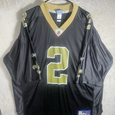 Camiseta deportiva Aaron Brooks Saints Reebok adulto XXL negra dorada para hombre 2779 Foto 1 de 4