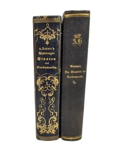 1845 Die Vereinigten Staaten Von Nordamerika Friedrich Von Raumer 2 Volumes Book - Picture 1 of 17