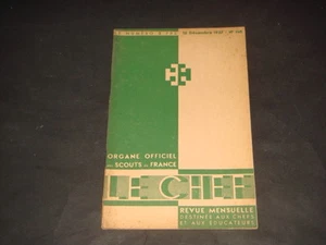 Revue Scout : SCOUTS DE FRANCE LE CHEF N°147 du 15 Novembre 1937 - Picture 1 of 1