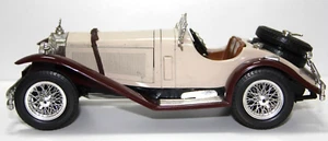 BURAGO USATO 1:18 AUTO DIE CAST MERCEDES BENZ SSK 1928 MARRONE ART MERCEDES 2 - Foto 1 di 5