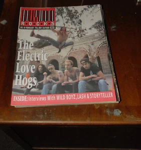 REVISTA HOLLYWOOD ROCKS FEBRERO 1991 ELECTRIC LOVE HOGS (GOLDFINGER) WINTER KILLS - Imagen 1 de 1