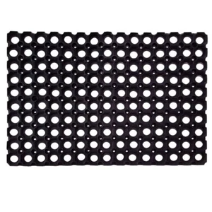 Non Slip Rubber Ring Door Mat Industrial House Outdoor Entrance Rug Carpet - Picture 1 of 12